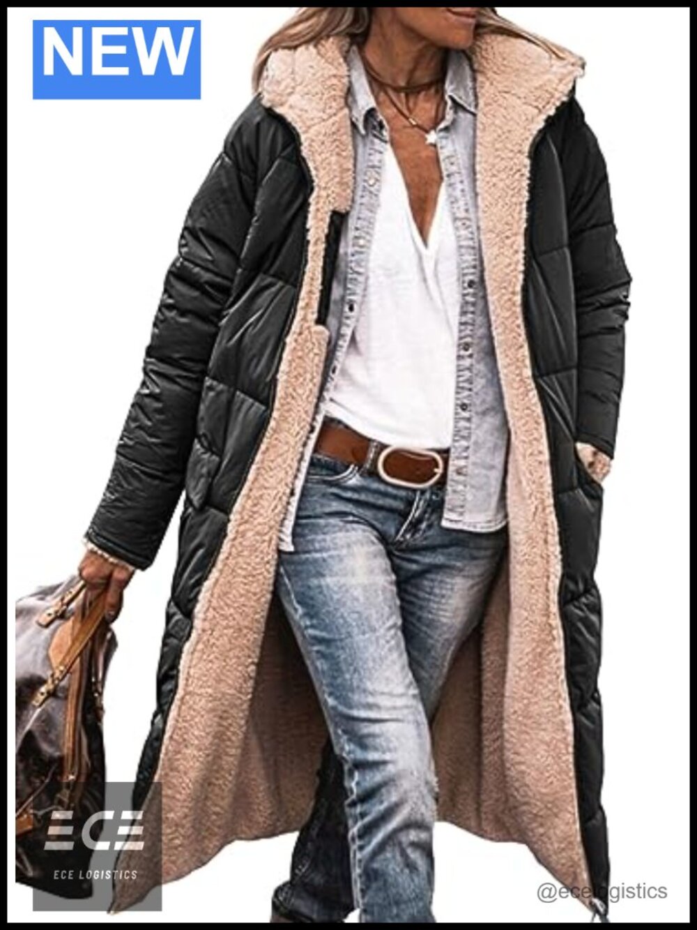 PRETTYGARDEN Women's Winter Fleece Warm Long Coat